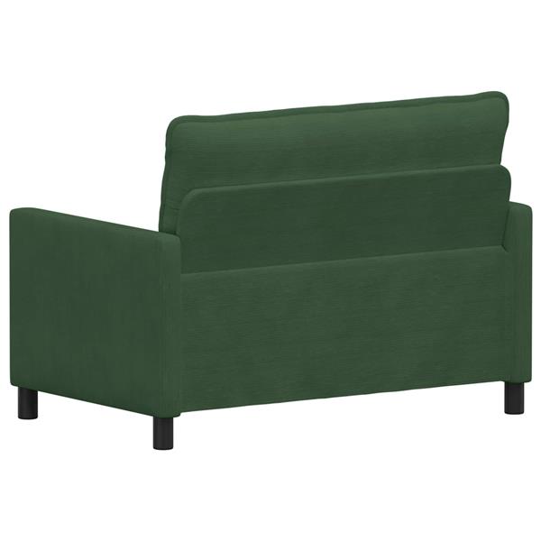 Grote foto vidaxl bank jungle groen 126 x 81 x 87 5 cm stof huis en inrichting bankstellen