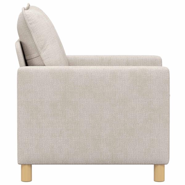 Grote foto vidaxl bank cr mekleurig 76 x 81 x 87 5 cm polyester huis en inrichting bankstellen