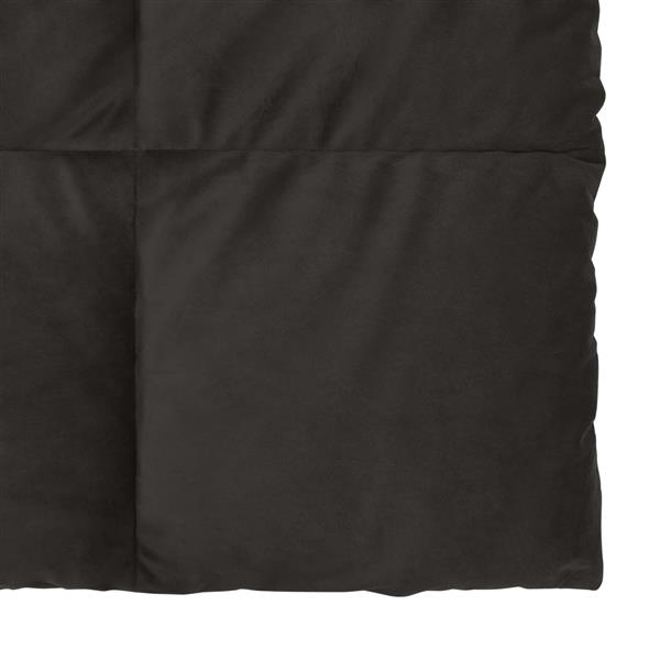 Grote foto vidaxl zomer dekbed gekwilt antraciet 155 x 220 cm microfiber huis en inrichting bedden