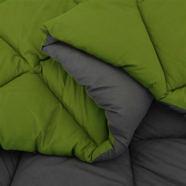 Grote foto vidaxl zomerdekbed groen en antraciet 220 x 155 cm microfiber huis en inrichting bedden