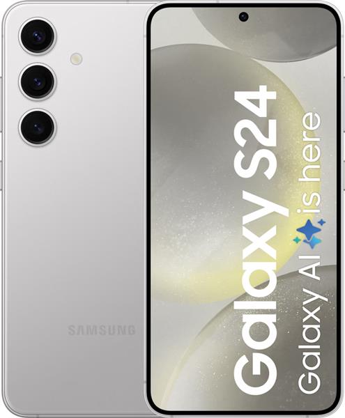 Grote foto als nieuw samsung galaxy s24 5g 256gb model 2024 grijs 24 maanden garantie computers en software overige computers en software