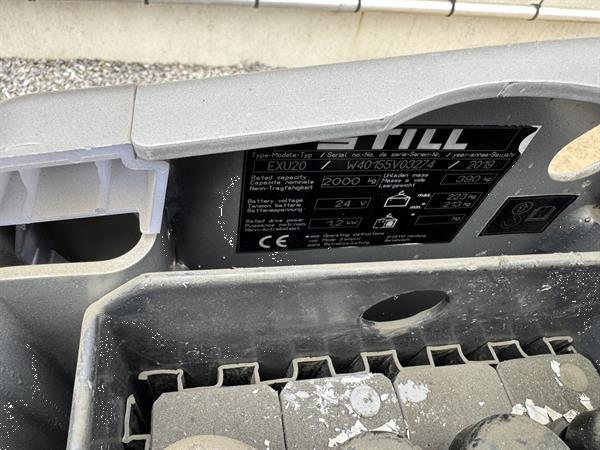 Grote foto vs 22873 elektrische palletwagen still lange lepels 2400mm doe het zelf en verbouw hefwerktuigen