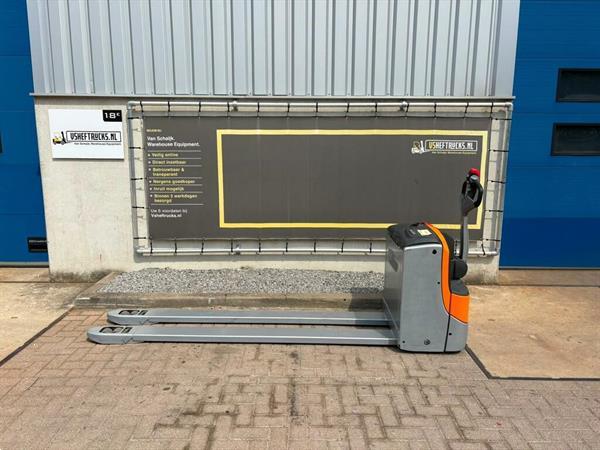 Grote foto vs 22874 elektrische palletwagen still lepels 2400mm doe het zelf en verbouw hefwerktuigen