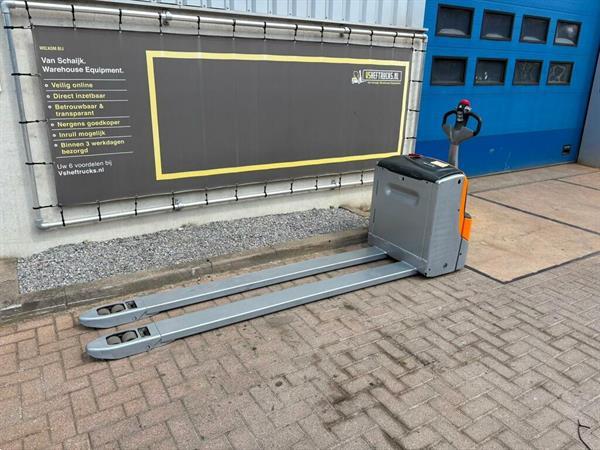 Grote foto vs 22874 elektrische palletwagen still lepels 2400mm doe het zelf en verbouw hefwerktuigen