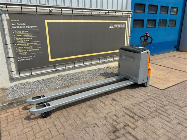 Grote foto vs 22874 elektrische palletwagen still lepels 2400mm doe het zelf en verbouw hefwerktuigen