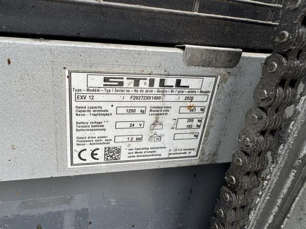 Grote foto vs 22879 elektrische stapelaar still exv12 doe het zelf en verbouw hefwerktuigen