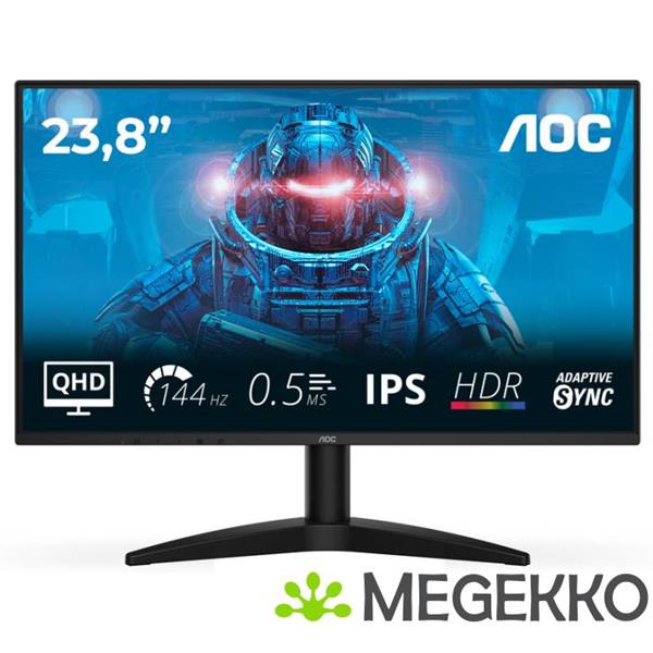 Grote foto aoc b3 q24b36x 23.8 qhd 144hz ips gaming monitor computers en software overige computers en software