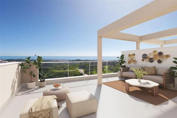 Grote foto uw nieuwe penthouse aan zee in mijas costa met huizen en kamers nieuw europa
