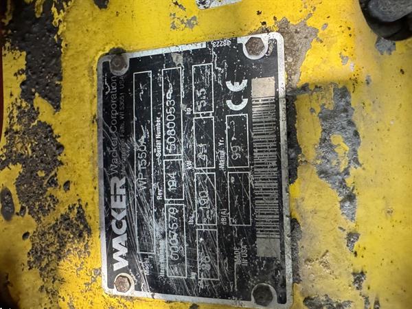 Grote foto wacker wp 1550 trilplaat doe het zelf en verbouw overige doe het zelf en verbouw