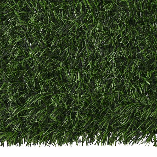 Grote foto vidaxl kunstmatige omheining lichtgroen 1 5 x 4 m pvc en staal tuin en terras sierplanten