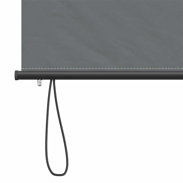 Grote foto vidaxl rolgordijn lichtgrijs 120 x 250 cm stof en aluminium huis en inrichting gordijnen en lamellen