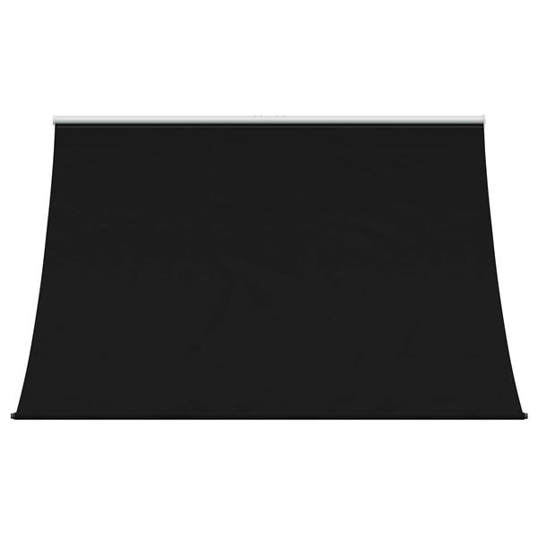 Grote foto vidaxl markies zwart 400 x 150 cm 180 g m polyester met pu coating tuin en terras overige tuin en terras