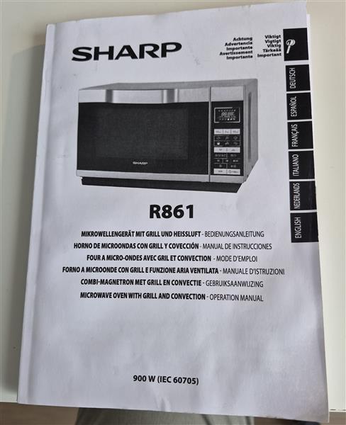 Grote foto sharp combimagnatron r861 huis en inrichting keukenapparatuur