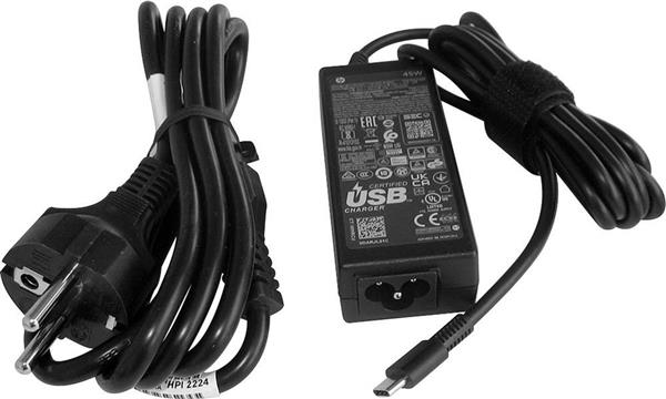Grote foto hp 45w adapter usb c 1mz01aa abb nieuw computers en software overige