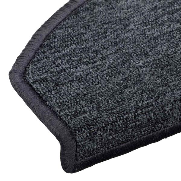 Grote foto vidaxl zelfklevende trapmatten halfrond 15 pcs donkergrijs en blauw huis en inrichting overige huis en inrichting