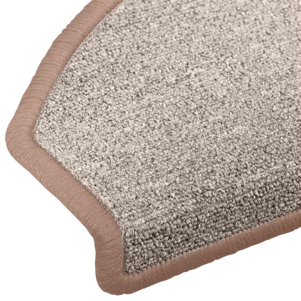 Grote foto vidaxl zelfklevende trapmatten 15 pcs licht bruin 80 x 24 5 x 3 5 cm huis en inrichting overige huis en inrichting