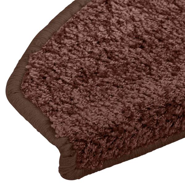 Grote foto vidaxl zelfklevende trapmatten 15 pcs bruin 80 x 24 5 x 3 5 cm huis en inrichting overige huis en inrichting