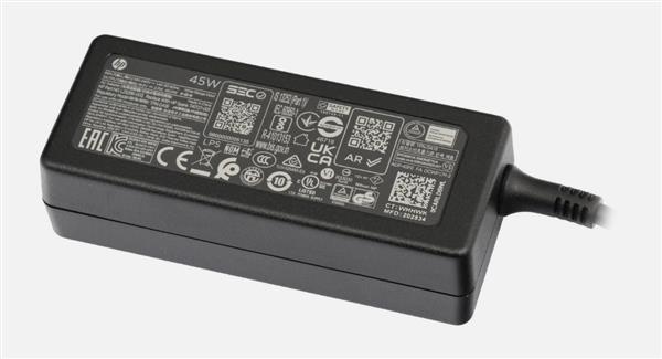 Grote foto hp 45w adapter 4.5mm centerpin l25296 003 nieuw computers en software overige