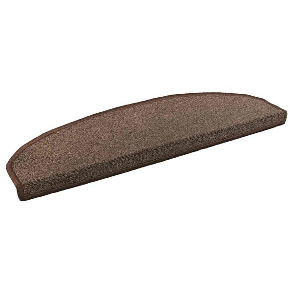 Grote foto vidaxl zelfklevende trapmatten 15 pcs koffiebruin 80 x 24 5 x 3 5 cm huis en inrichting overige huis en inrichting