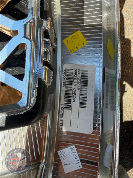 Grote foto dodge ram 1500 chroom grille 2009 2012 auto onderdelen overige auto onderdelen