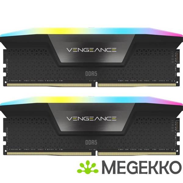 Grote foto corsair ddr5 vengeance rgb 2x32gb 6000 computers en software overige computers en software