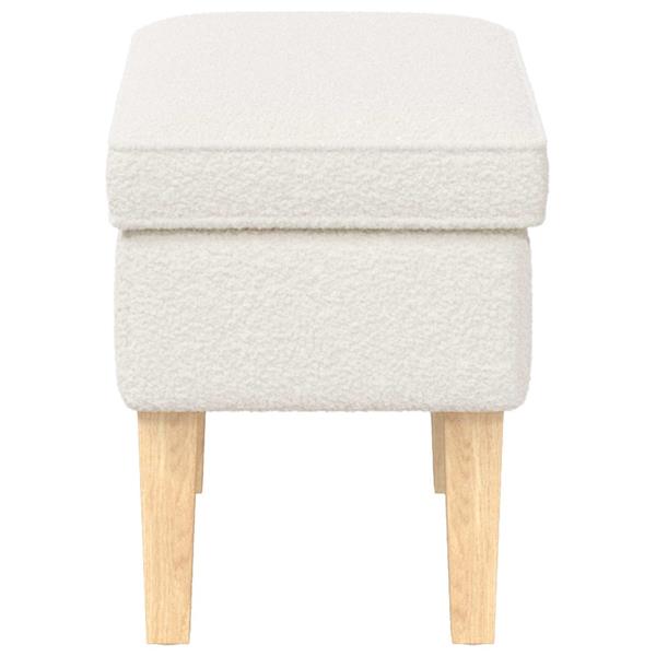 Grote foto vidaxl voetenbank cr mekleurig 55 x 35 x 41 cm boucl huis en inrichting stoelen