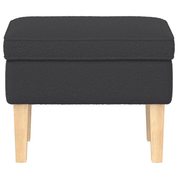 Grote foto vidaxl voetenbank donkergrijs 55 x 35 x 41 cm boucl huis en inrichting stoelen