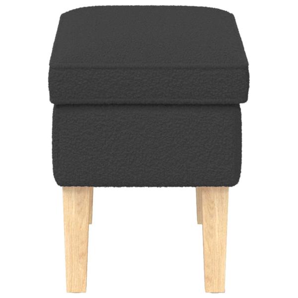 Grote foto vidaxl voetenbank donkergrijs 55 x 35 x 41 cm boucl huis en inrichting stoelen