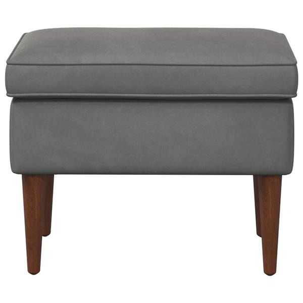 Grote foto vidaxl voetenbank donkergrijs 55 x 35 x 41 cm fluweel huis en inrichting stoelen