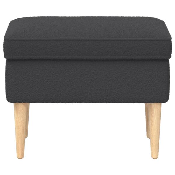 Grote foto vidaxl voetenbank donkergrijs 55 x 35 x 41 cm boucl huis en inrichting stoelen