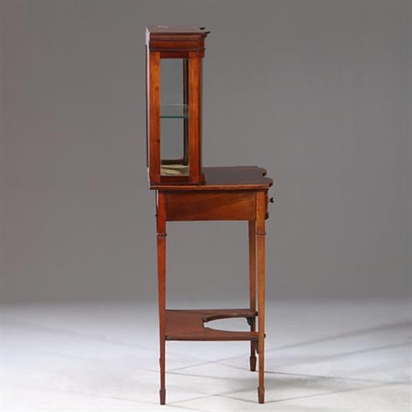 Grote foto stel van 2 kleine identieke vitrines ca 1900 engeland no.922870. antiek en kunst stoelen en banken