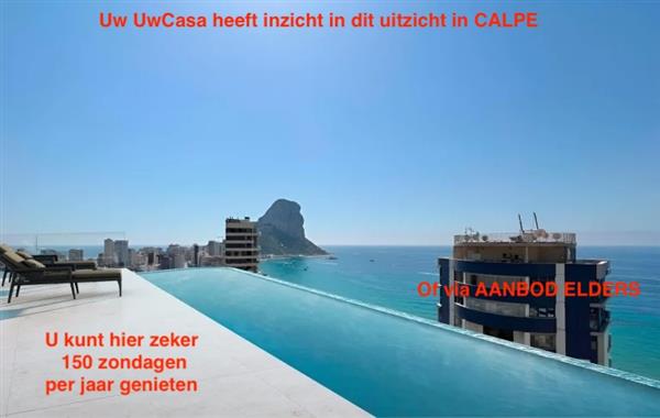 Grote foto uw nieuwe appartement aan zee in calpe met huizen en kamers nieuw europa