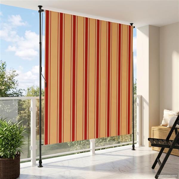 Grote foto vidaxl buiten rolgordijn multikleur 200 x 270 cm tuin en terras overige tuin en terras