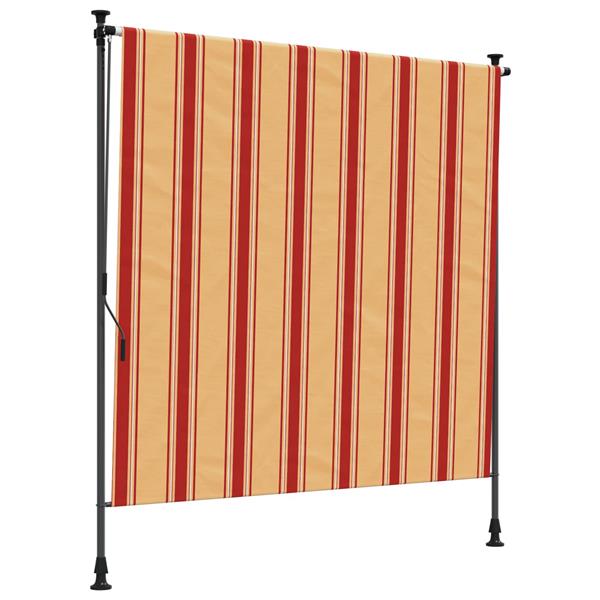 Grote foto vidaxl buiten rolgordijn multikleur 120 x 270 cm tuin en terras overige tuin en terras