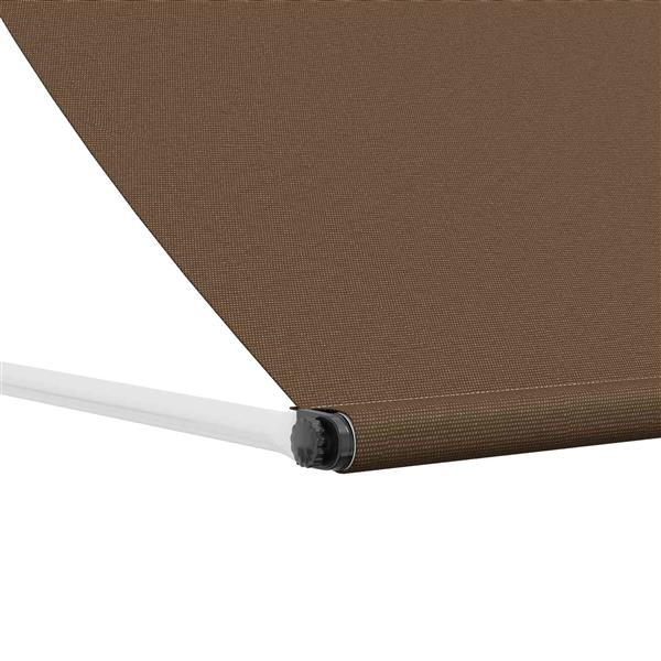 Grote foto vidaxl markies taupe 200 x 150 cm 180 g m polyester met pu coating tuin en terras overige tuin en terras