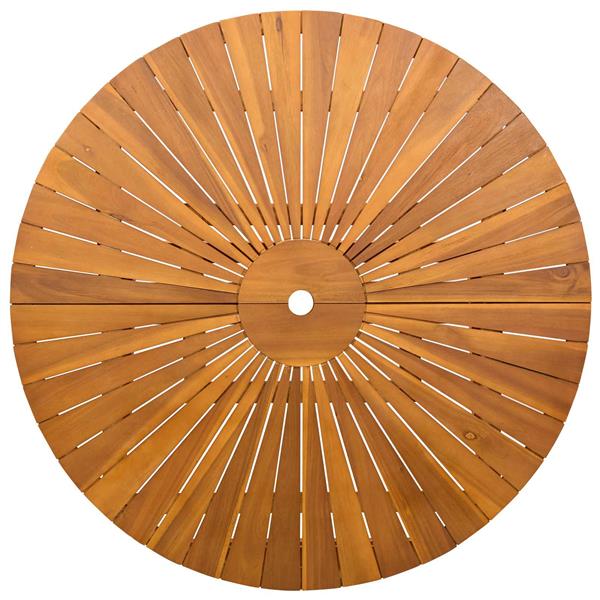 Grote foto vidaxl vouw tuin tafel naturel 110 x 75 cm massief acaciahout tuin en terras tuinmeubelen