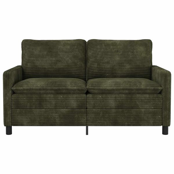 Grote foto vidaxl bank groen 156 x 81 x 87 5 cm polyester huis en inrichting bankstellen