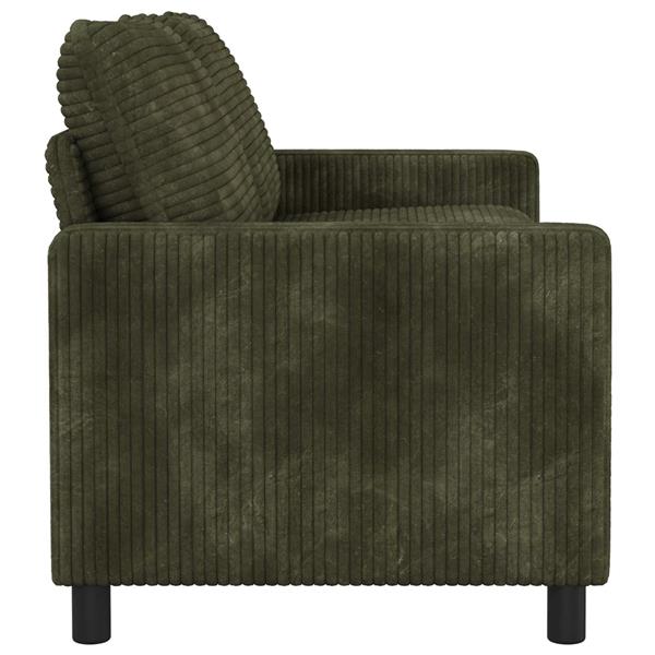 Grote foto vidaxl bank groen 156 x 81 x 87 5 cm polyester huis en inrichting bankstellen