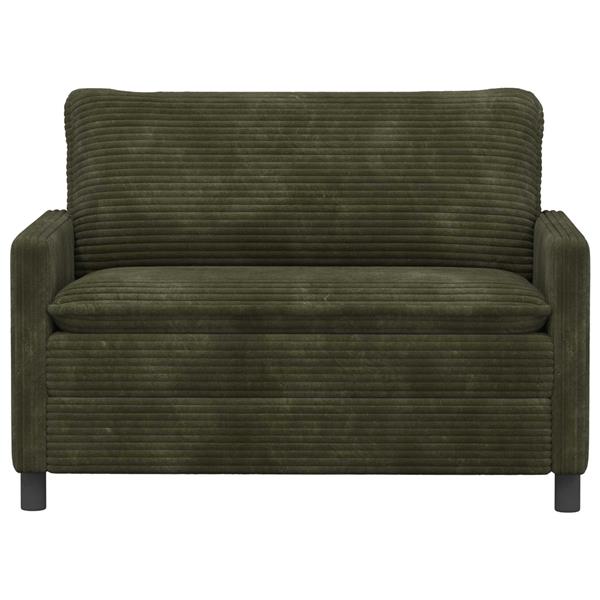 Grote foto vidaxl bank groen 126 x 81 x 87 5 cm polyester huis en inrichting bankstellen