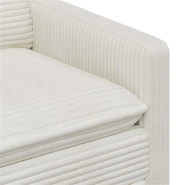 Grote foto vidaxl bank cr mekleurig 76 x 81 x 87 5 cm polyester huis en inrichting bankstellen