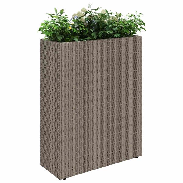 Grote foto vidaxl hoge plantenbak 55 x 22 x 70 cm ja tuin en terras overige tuin en terras