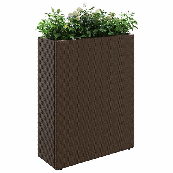 Grote foto vidaxl hoge plantenbak 55 x 22 x 70 cm ja tuin en terras overige tuin en terras
