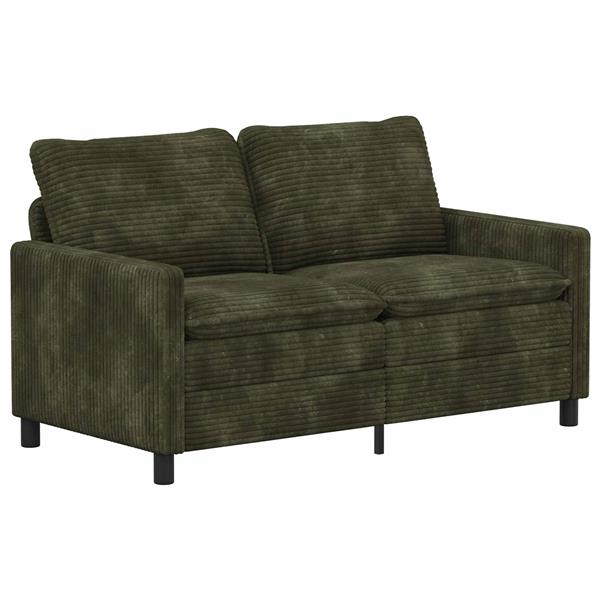 Grote foto vidaxl bank groen 156 x 81 x 87 5 cm polyester huis en inrichting bankstellen