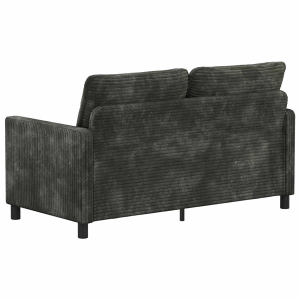Grote foto vidaxl bank antracietkleurig 156 x 81 x 87 5 cm polyester huis en inrichting bankstellen