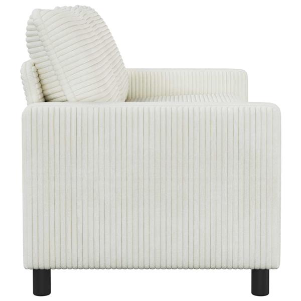 Grote foto vidaxl bank cr mekleurig 156 x 81 x 87 5 cm polyester huis en inrichting bankstellen