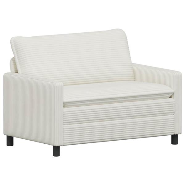 Grote foto vidaxl bank cr mekleurig 126 x 81 x 87 5 cm polyester huis en inrichting bankstellen