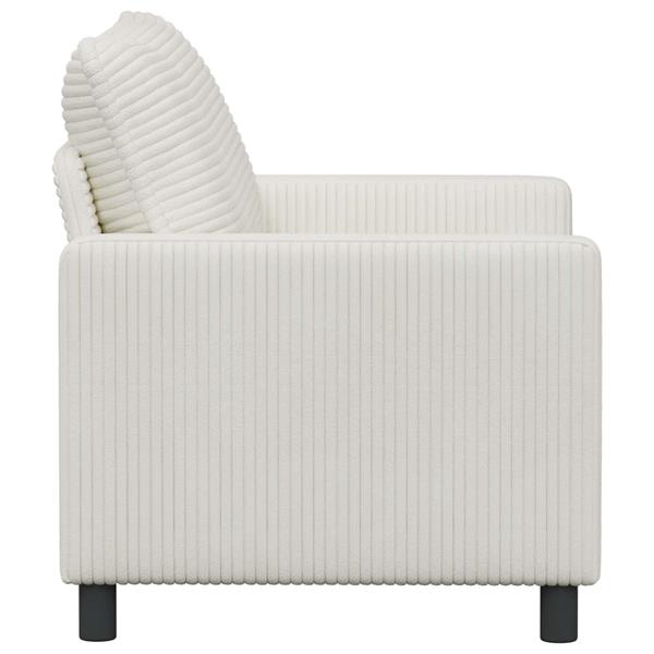 Grote foto vidaxl bank cr mekleurig 126 x 81 x 87 5 cm polyester huis en inrichting bankstellen