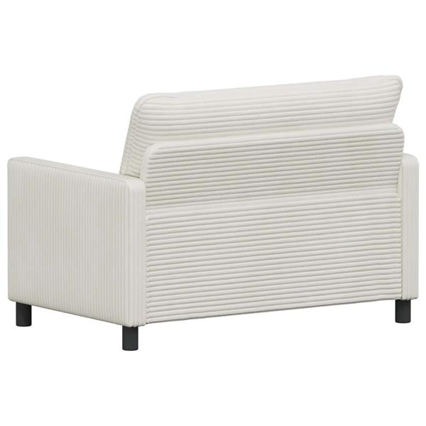 Grote foto vidaxl bank cr mekleurig 126 x 81 x 87 5 cm polyester huis en inrichting bankstellen