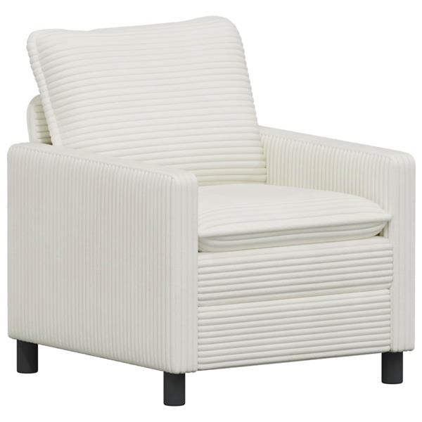 Grote foto vidaxl bank cr mekleurig 76 x 81 x 87 5 cm polyester huis en inrichting bankstellen