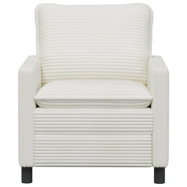 Grote foto vidaxl bank cr mekleurig 76 x 81 x 87 5 cm polyester huis en inrichting bankstellen